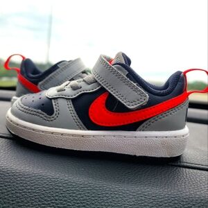 Nike Kids' Court Borough 2 Low Top Sneaker Toddler Size 6c